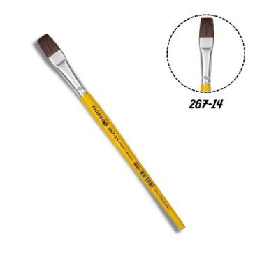 Imagem de Pincel Chato 267-14 Pelo de Ponei Tigre