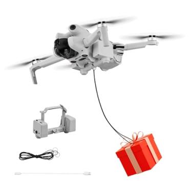 Imagem de ZLYLVRC Airdrop Payload Transport Delivery Release Drop Device Drone Thrower Airdrop System Compatível com DJI Mini 4 Pro