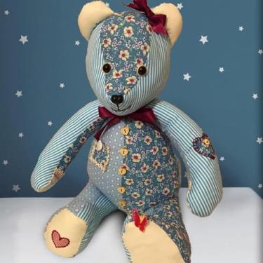 Imagem de Conjunto de réguas de molde de urso de memória, 10 peças de molde de costura de urso de memória com instruções, conjunto de corte de molde de colcha de acrílico para costura de urso de costura,