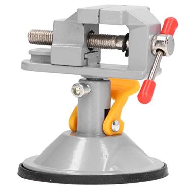 Imagem de Torno de Prensa de Perfuração, Torno de Mesa Mini Braçadeira de Sucção, Mini Torno de Sucção de Mesa, Rotação de 360 ​​graus Grampos de Aperto de Torno de Bancada de Metal Com