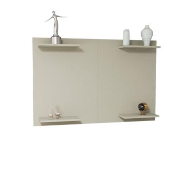 Imagem de Painel TV até 50 Pol em MDF c/ Prateleiras p/ Decoração