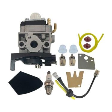 Imagem de Carburador GX35 com kit de filtro de ar 17211-000 (1 unidade) - adequado para motores Honda GX35 GX25 GX25N GX25T FG110 GX35NT HHT35S carburador, substitui GX25N GX25NT motor de 4 ciclos