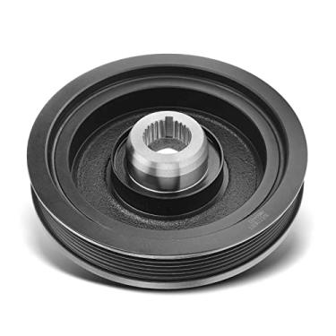 Imagem de A-Premium Polia de cambota balanceadora harmônica do motor compatível com Honda Civic 2001 2002 2003 2004 2005 SOHC L4 1.7L, substituição # 13810PLMA01, 90704634000