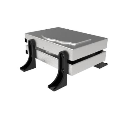 Imagem de Suporte Rack Externo Vertical Até 2 Hd/ssd Organizador Mesa - PEKO, 3D