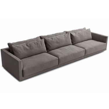 Imagem de Sofá de 3 Lugares em Sarja 100% Algodão -BRI001 - SOFÁ DIRETO DA FÁBRI