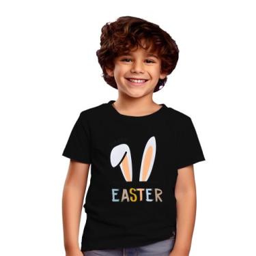 Imagem de Blusa camisa camiseta infantil Juvenil Menino Menina pascoa coelho 12 