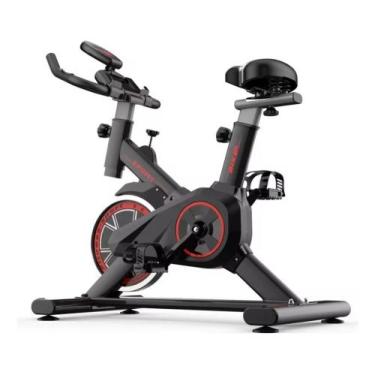 Imagem de Bicicleta Ergométrica Spinning Vertical Fitness Bike Inércia Vermelha