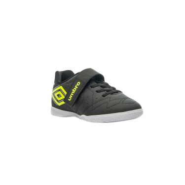 Imagem de Chuteira Futsal Umbro Neo Striker Kids, Preto/Limao/Branco, 33
