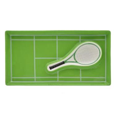 Imagem de Godinger Bandeja Chips n Dip, Chips n Dip Plate Chips & Dip Set Lanche, Bandeja de Lanche – Presente ideal para amantes de esportes, entretenimento em casa e festas de visualização de jogos