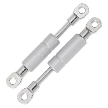 Imagem de X AUTOHAUX Amortecedores a gás de 100 mm/3,94" Molas a gás 45N tom prata aço carbono 2 peças RV caixa de ferramentas tampa caixa de armazenamento capa de porta de armário