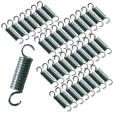 Imagem de Kit 100 Molas Para Mini Jump Profissional Mola de 8Cm Feita Em Aço Par