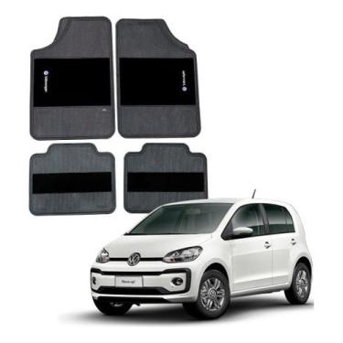 Imagem de Jogo Tapete Automotivo Personalizado Logo Volkswagen Up - OESTESOM