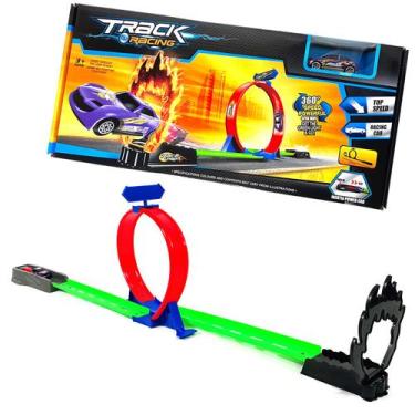 Imagem de Pista Looping C/ Carrinho E Lançador Brinquedo Infantil - Cutetoys, Co