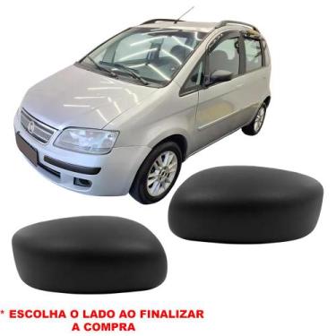 Imagem de Capa Retrovisor Idea 2005 2006 2007 2008 2009 2010 Preto Texturizado M