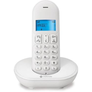 Imagem de TELEFONE SEM FIO COM IDENTIFICADOR DE CHAMADAS E VIVA VOZ MT150W BRANCO – MOTOROLA