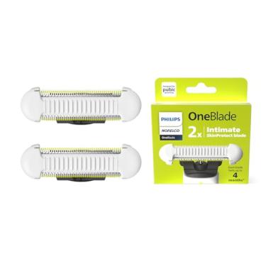 Imagem de Philips Norelco Lâmina de reposição íntima OneBlade genuína pacote com 2, QP229/80