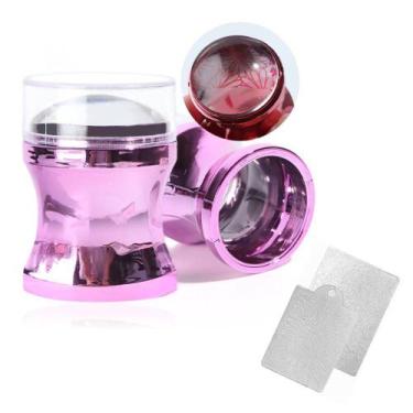 Imagem de Kit carimbo c/ lente macro (zoom) e raspadores - MIX DA JO