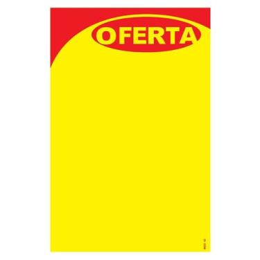 Imagem de Cartaz Oferta Mini A6 10,5x15cm Papel Duplex 100 unidades - Casa Do Ca