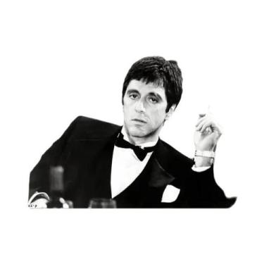 Imagem de Tony Montana Scarface Movie Poster Pintura Em Tela Arte De Parede Para