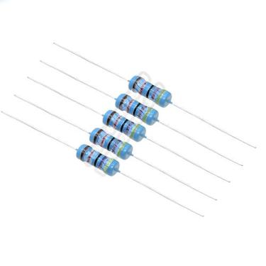 Imagem de Resistor De Filme De Metal 1%, 50 Peças 1R-1M 1 2,2 4,7 10 33 47 100 2