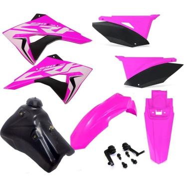 Imagem de Kit Plástico Biker Next Crf 230 2007 P/ 2020 Adesivos e Tanque