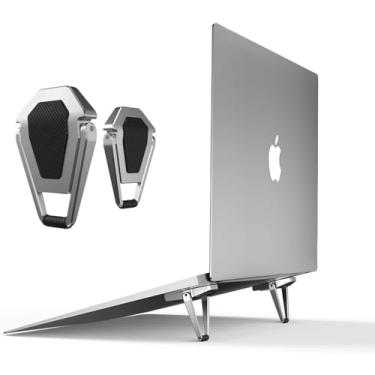 Imagem de Suporte para Laptop Dobrável, Base Antiderrapante em Liga de Zinco, Portátil, Compatível com MacBook, Dell, HP, 17 Polegadas