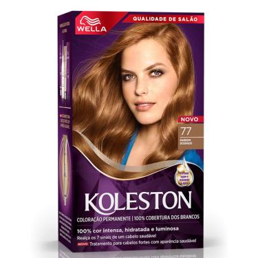 Imagem de Tintura Wella Koleston 77 - Marrom dourado