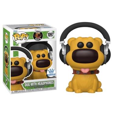 Imagem de Funko Dug Days Pop! Estatueta de vinil da Disney escavada com fones de ouvido 9 cm