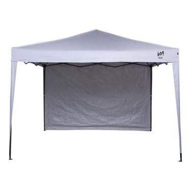 Imagem de Gazebo Articulado 3x3 Aluminizado Praia E Campo 1 Parede em Lona - Ten