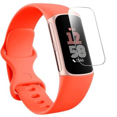 Imagem de Kepuch Protetor de Tela para Fitbit Charge 6 - Membrana de Coagulação de Agua 2 Pacotes