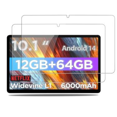 Imagem de NOUKAJU Protetor de tela para Callsky-Tab Ctab/Cpad 10 10 Tablet 10,1 polegadas, vidro temperado HD, dureza 9h, arranhões, anti-impressão digital, protetor de filme de vidro temperado para Callsky-Tab