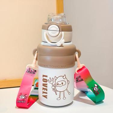 Imagem de Garrafa Infantil Térmica Divertida Inox Resistente Estampa:Lovely - Sh