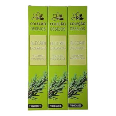 Imagem de Incenso Dos Desejos Vegano Super Premium 3 caixas - Escolha seu aroma!(Alecrim Dourado)