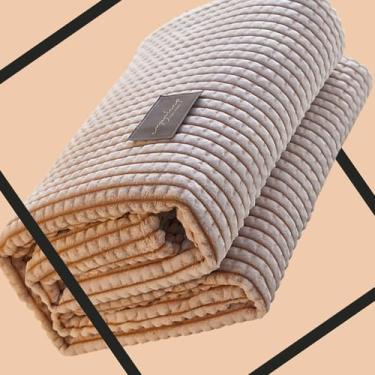 Imagem de LiebeWH Dupla Lados Suave e Confortável de Ar Condicionado Colcha Portátil Verão Cool Cobertor Cobertor para sofá de Escritório (150x200cm/59.1x78.7in)