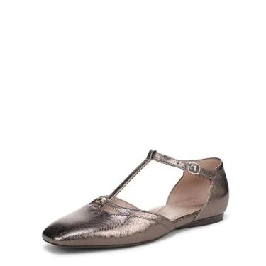 Imagem de Naturalizer Sapatilha feminina Caresse Mary Jane, Couro de estanho, 7 Wide