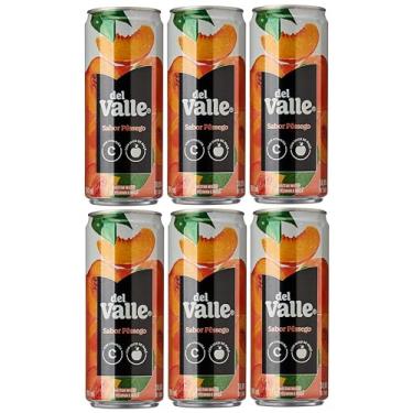Imagem de Pack de Del Valle Suco Sabor Pêssego, Lata 290ml 6 unidades