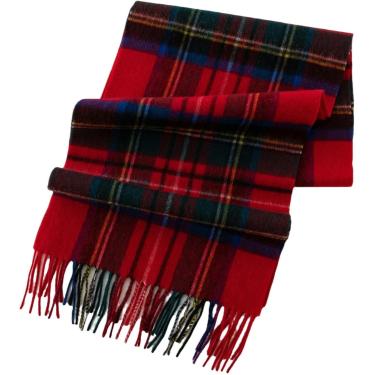 Imagem de Cachecol Cachecol Feminino Cachecol De Caxemira, Cachecol Xadrez, Outono Inverno Quente Colorido Cachecol De Caxemira Xadrez, Christmas-red, 30 * 180cm