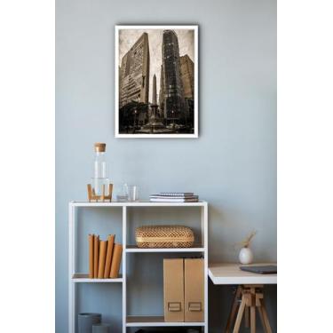 Imagem de Quadro Decorativo Praça Sete Belo Horizonte - 70X50Cm - Quadros On-Lin