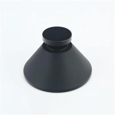 Imagem de Maçaneta para porta de vidro de banheiro, armário de exposição de porta de correr de cozinha, redonda, com furo único, m