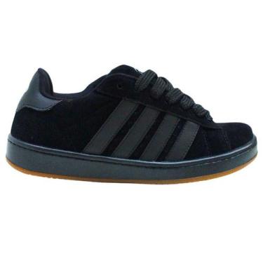 Imagem de Tênis Masculino Wonder Casual, Preto, Preto, 38
