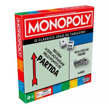 Imagem de Jogo Monopoly O Clássico Jogo de Tabuleiro G0009 - Hasbro