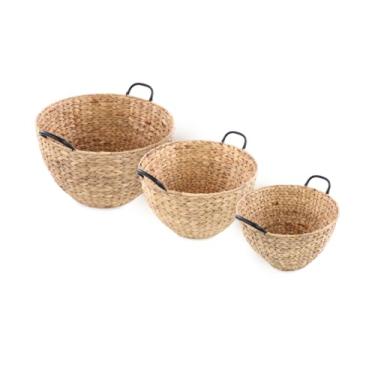 Imagem de CESTA FIBRA NATURAL NAT 49X56X36CM JG C/ 3 PC