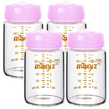 Imagem de Frascos de coleta e armazenamento de leite materno Matyz 180ml, pacote