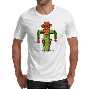 Imagem de Camiseta Unissex Cacto cowboy - Alearts, EG