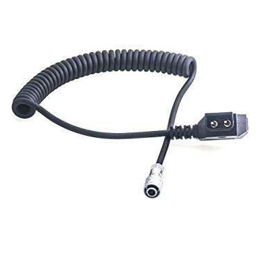 Imagem de Cabo de alimentação BMPCC 4K/6K para D Tap para câmera Blackmagic Pocket Cinema 4K/6K Gold Mount V Mount Bateria Weipu 2 pinos fêmea para torneira P
