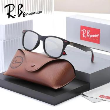 Imagem de Óculos De Sol Anti-reflexo UV400 Com Armação Quadrada Para Homens E Mu