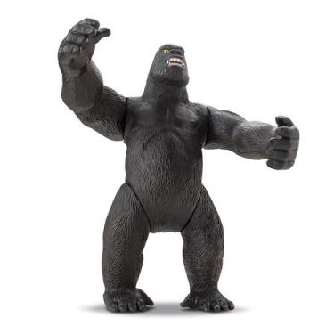 Imagem de Boneco Gorila King Kong Animal Macaco Brinquedo Articulado - BeeToys