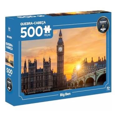 Imagem de Quebra Cabeça Big Ben, 500 peças, Mimo brinquedos