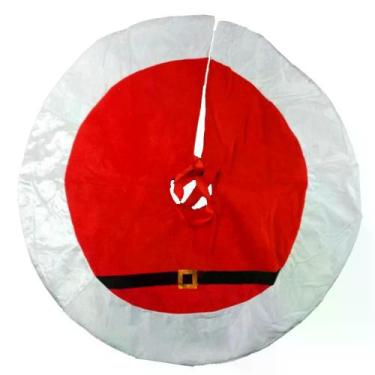 Imagem de Saia de Árvore em Veludo Cinto Noel 90 cm Decoração de Natal - Wincy N