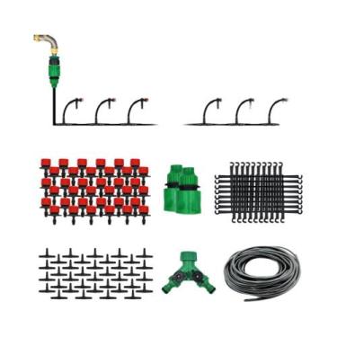Imagem de Sistema de Irrigação por Gotejamento DIY para Estufa (15m-30m) - Rega 